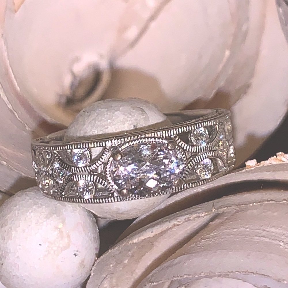 Tacori Art Deco band ring